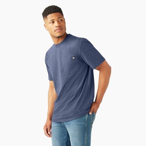 Image of Dickies Men's Heavyweight Heathered Short Sleeve Pocket T-Shirt