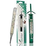 Termómetro de Vidrio - Sin Mercurio, Seguro y Prec...: 🌡️ Lectura exacta sin necesidad de baterías: Este termómetro de Galio manual está diseñado para proporcionar mediciones precisas y fiables en todo momento, sin depender de la energía de las baterías. Esto garantiza una lectura exacta de la temperatur...