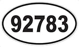 US Decal, Inc. Number 92783 Oval Sticker