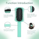 Curly Hair Brush Defining, Volume Curl Defining Brush for Effortlessly Detangling Shaping and Styling Women's Curls, Waves & Coils, Curly Hair Products, Reduce Frizz