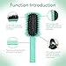 Curly Hair Brush Defining, Volume Curl Defining Brush for Effortlessly Detangling Shaping and Styling Women's Curls, Waves & Coils, Curly Hair Products, Reduce Frizz