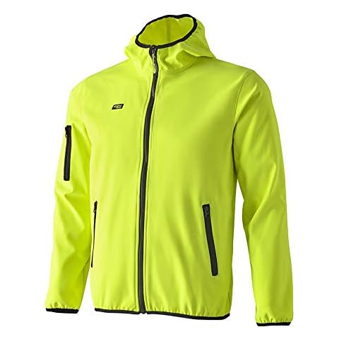 Chaqueta técnica 42k SOFTSHELL Amarillo Fluor-Negro Cover