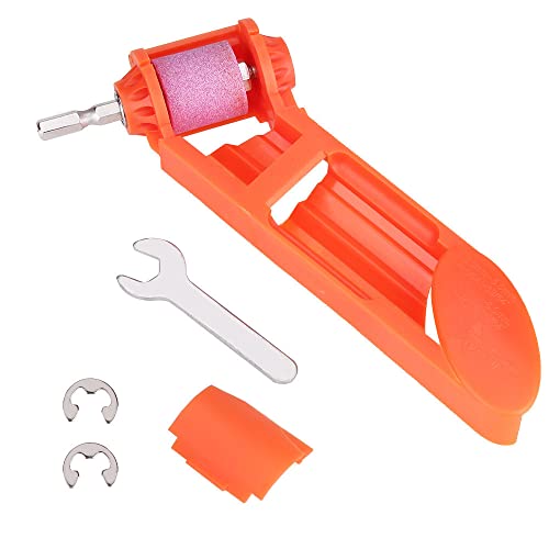 Drill Bit Sharpener Portable Diamond Drill Bits Sharpening For Grinding Iron Drills Fit Width Range 2-12.5Mm (1Pack+3 Grinding Wheel ） #TOP5