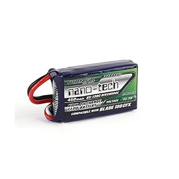 Turnigy nano-tech 450mAh 3S 65C Lipo E-Flite Blade 180 CFX   EFLB4503SJ30