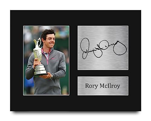 HWC Trading Rory McIlroy Gifts Signed Printed Autograph Golf Photo