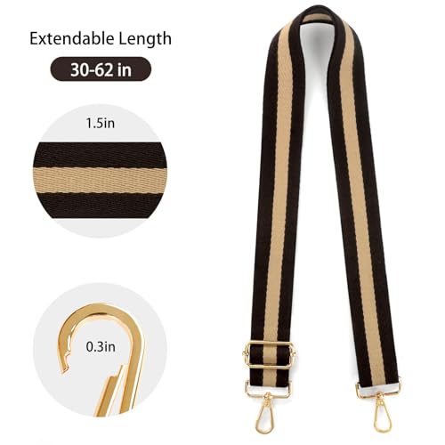 Image of Purse Straps Replacement Crossbody Straps for Purses,Wide Shoulder Strap for Bags Extender Guitar Straps for Handbags