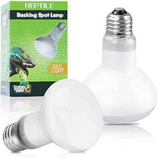 LUCKY HERP 2 Pack 100W Reptile Heat Bulb, Basking Spot Heat Lamp for Reptiles, Amphibian, Chicks, Dog Heating Use