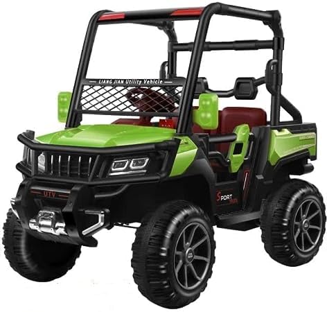 electric car for children to ride Multi-colored (green)