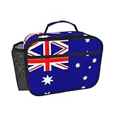 DUWAA Kühltasche mit australischer Flagge, Thermopack, Lunchtasche für Damen und Herren, Camping-Essentials, Lunchbox für Arbeit, Camping