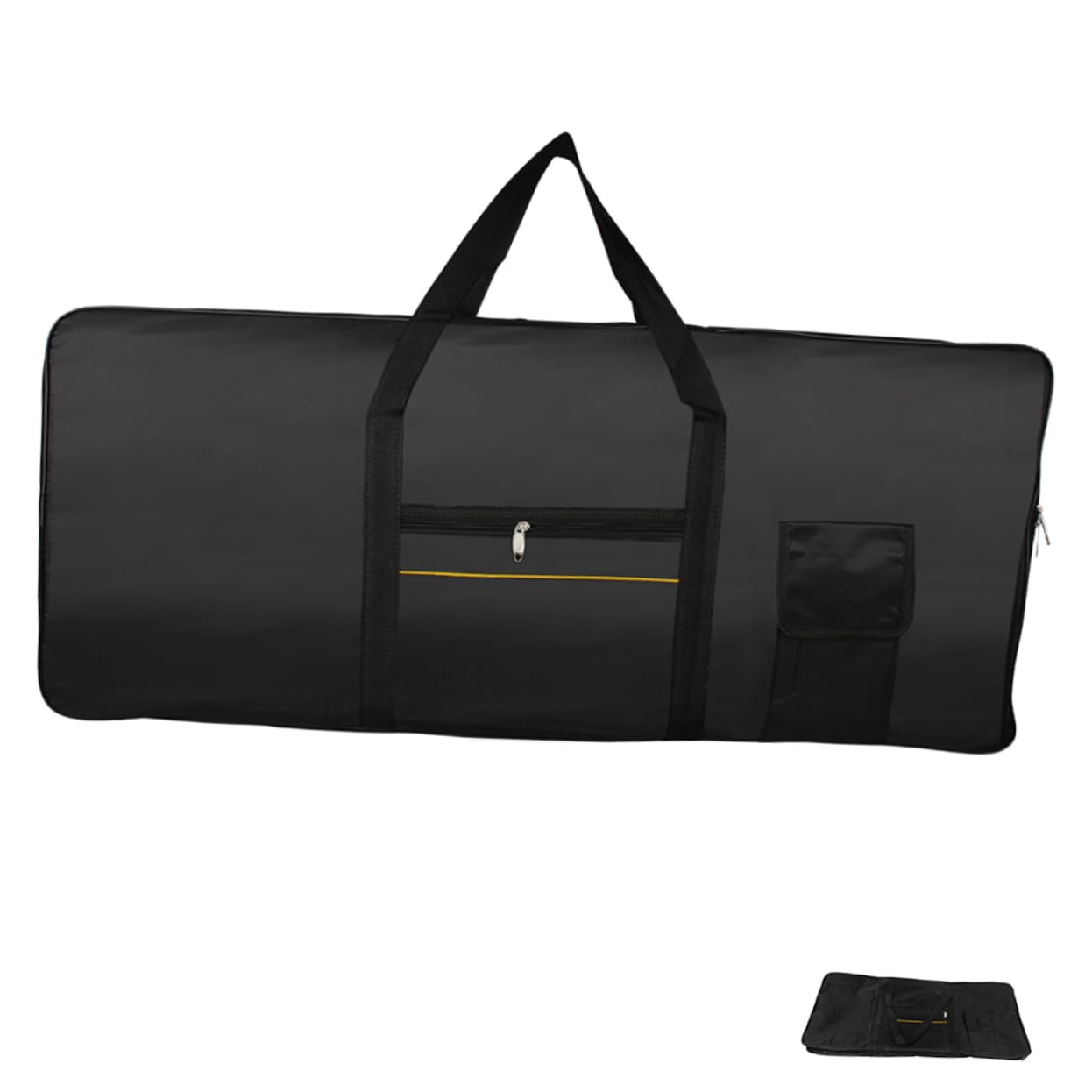 HANABASS Key Electronic Keyboard Storage Bag Oxford with Shoulder Strap Ergonomic Handle Practical Carrying Case for Musicians Protects Against