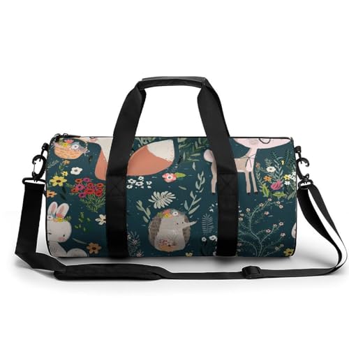 Sac de voyage renard lapin hérisson pour camping et randonnée active