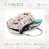 Fecialy Blume Kupplung Handtasche Frauen 3D Floral Abend Handtaschen Kette Riemen Schultertasche für formale Party Braut Hochzeit #4