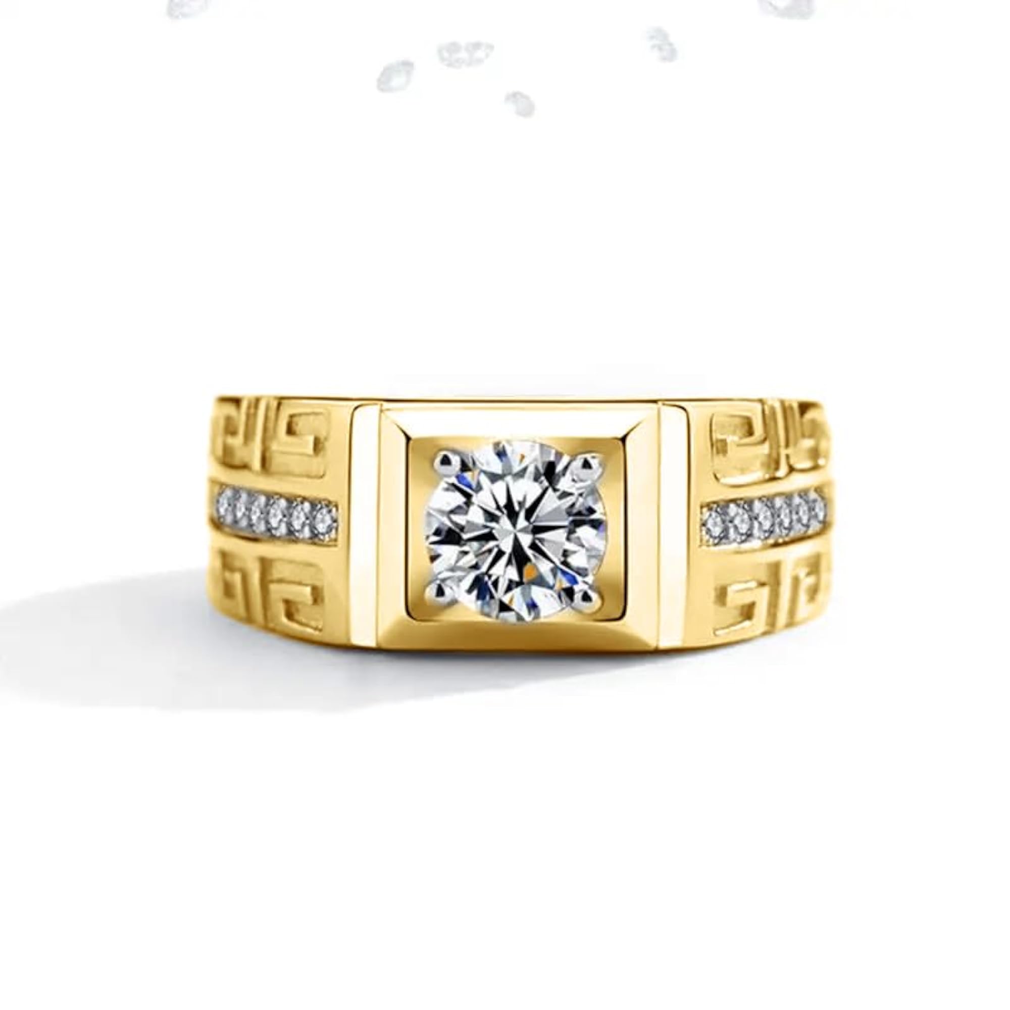 Stylish Adjustable Silver Finger Ring for Men