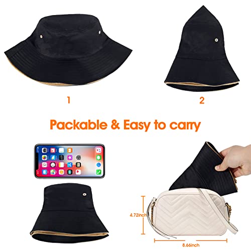 Hh Hofnen Bucket Hats For Women Mens Summer Beach Sun Hat With Strings Fisherman Hats Packable Beach Hat For Travel #TOP5