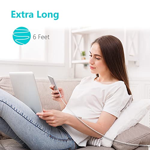 Iphone Charger 6Ft 4 Pack Apple Mfi Certified Lightning Cable Fast Charging Phone Charger Compatible For Iphone 14 13 12 11 Pro Max Xr Xs X 8 7 6 Plus Se #TOP4