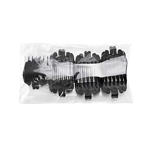 8 Pcs Professional Hair Clipper Combs Guides, Wahl Replacement Guards Set #3171-400 – 1/8” To 1” Fits Most Size Wahl Clippers/Trimmers, Black #TOP7