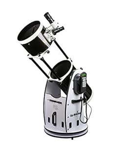 SkyWatcher Flextube 250 SynScan Dobsonian 10-inch Collapsible Computerized GoTo Large Aperture Telescope, White, (S11810)