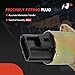 A-Premium Fuel Injection Idle Air Control Valve Compatible with Chrysler Cirrus 2000 & Dodge Neon 1995-1999, Stratus 1998-2000 & Plymouth Breeze 1998-2000, Neon 1995-1999 - 2.0L, Replaces# 4874432AB