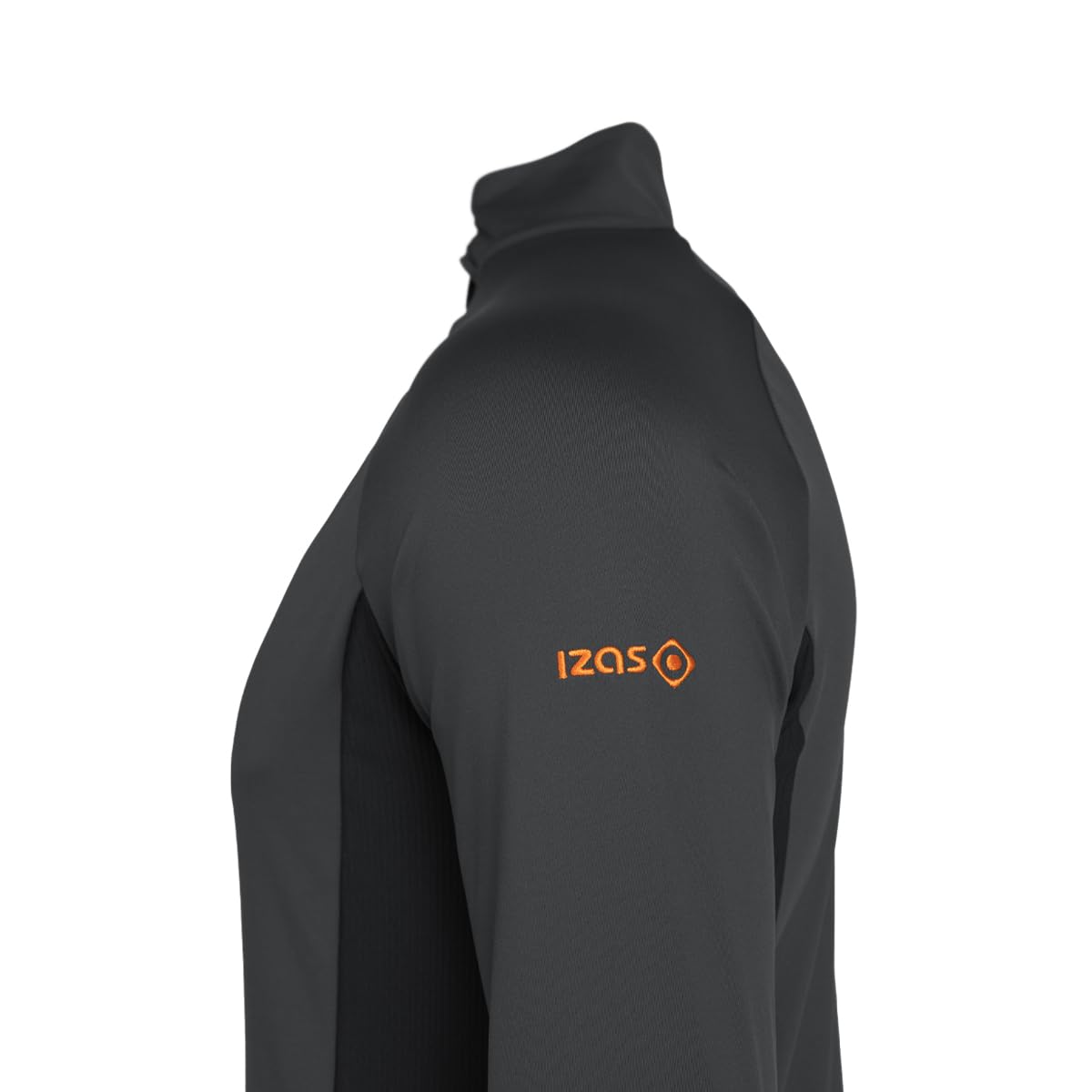 Izas Denver M Chaqueta de Hombre Polar Stretch Bielástica para Actividades Outdoor y Uso Urbano, Resistente al Viento, Transpirable, Secado Rápido, Cuello Alto, Bolsillos con Cremallera