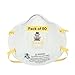 3M Particulate Respirator 8210V with Cool Flow Valve, Smoke, Grinding, Sanding, Sawing, Sweeping, Woodworking, Dust, 80/Pack