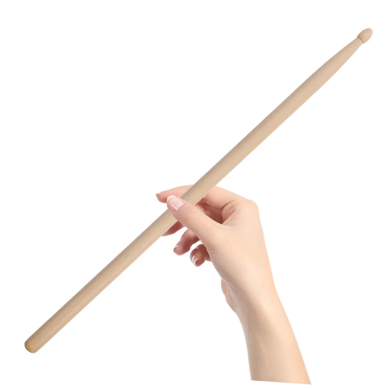 FRCOLOR 12pares Baquetas de Jazz de Madera de Baquetas para Batería con Puntas Redondas Accesorios de Percusión para Bateristas y Estilos para Practicar y Ensayar