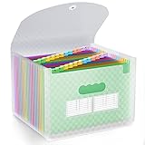 ACTUALIZACIÓN DEL DISEÑO DEL MODELO 2021: El organizador de archivos de acordeón de bolsillo ThinkTex 24 se ha actualizado con un hermoso patrón de cuadrícula para un mejor sentido visual. El diseño exclusivo de la A a la Z de las etiquetas de inserción le ayudará a organizar y encontrar sus archivos de manera eficiente. Cada archivo se puede personalizar según sus necesidades.