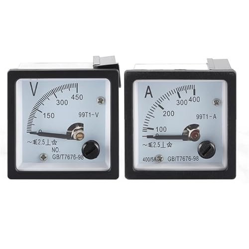 Voltmètre analogique AC99T1 20A cadran de mesure de tension alternative 500V