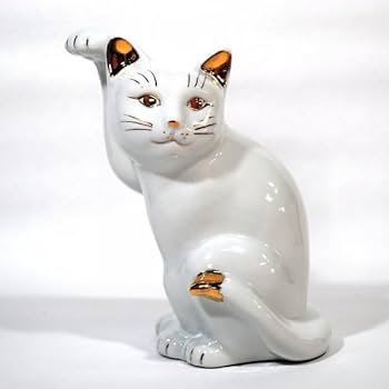 招き猫(右手) 特大 開運 商売繁盛 アンティーク 在庫限り】風水 置物 マッスル 招き猫 右手 グッドラック good luck