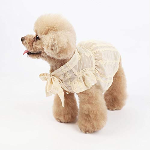 Cute Pet Dress Lovely Puppy Dress Comfy And Light Pet Clothes, Pet Apparels For Dogs Puppy Cats #TOP2
