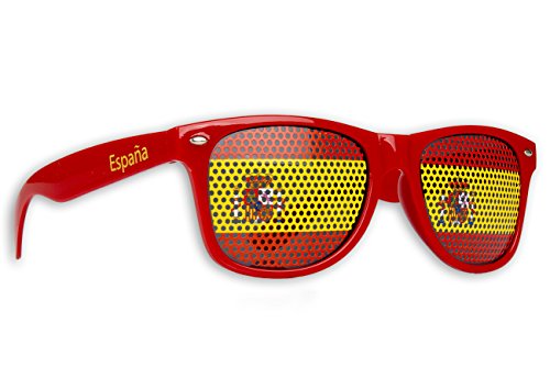 Promo Trade Spanien Fanbrille Rot/Gelb
