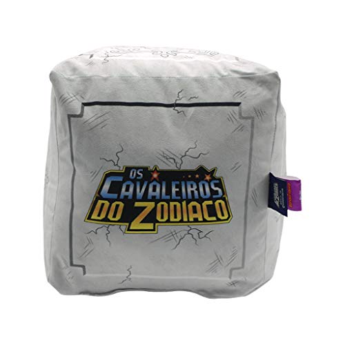 Almofada Cavaleiros do Zodíaco Urna Zona Criativa 26x26x26cm