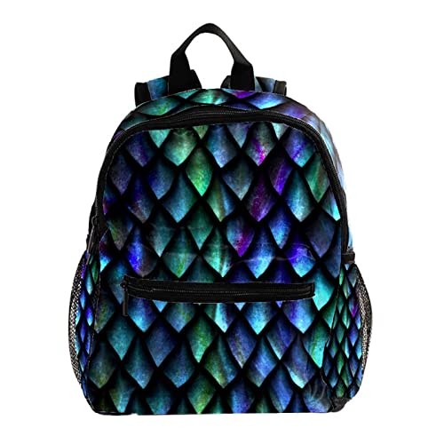 Sac à dos pour garçons et filles 30,5 cm multicolore au style rétro abstrait
