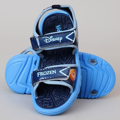 Image of Kidsville Official Frozen Printed Sandals For Kids Girls Anti-Skid Comfortable | Adjustable Double Strap Closure | Flexible & Lightweight Footwear for Baby
