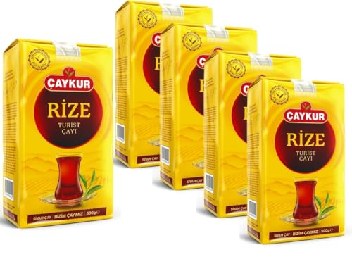 5 x 500 g de caykur Turque Thé Noir Rize Cay