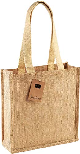 Image of Westford Mill Jute Compact Tote Bag in Natural