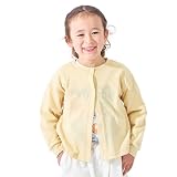 [ever closet] かろやか カーディガン キッズ 子供 女の子 男の子 長袖 薄手 羽織り [ ハニー 90 ] 冷房対策 日焼け対策 春服 夏服 通園 通学 子供服 キッズ服 エバークローゼット