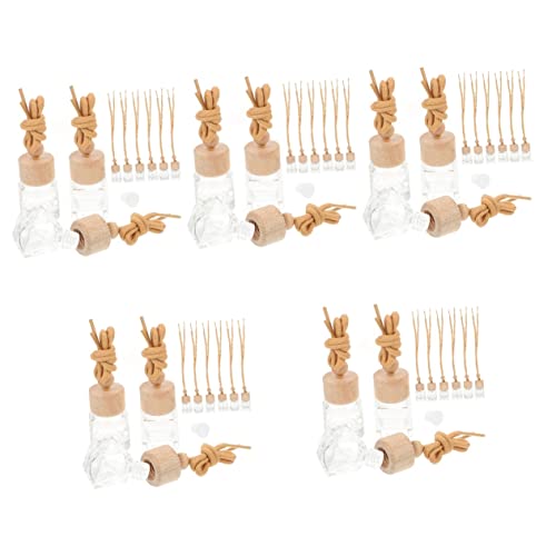 Doitool 45 Pcs Auto Aromatherapy Release Empty Car Air Ornament Aroma Decoration Essential For Oil Round Accessories Freshner Bottle Square Multipurpose Diffuser Container Bottles #TOP11