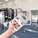 Digitaler Handdynamometer Griffstärke-Messgerät Automatische Erfassung der elektronischen Griffkraft 198 Lbs / 90 Kgs, Grau