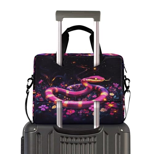 Funda para Laptop 15.6 pulg con Asa y Correa Rosa miniatura 4
