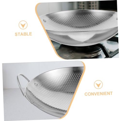 Wok de acero inoxidable Ipetboom con asas dobles miniatura 4
