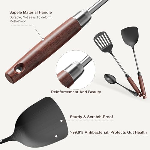 Titanium Spatula Set of 3 - Use Code KIVYQCYJ for Savings - Image 3