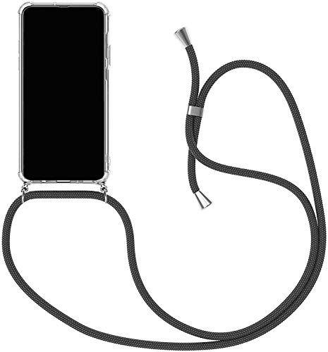 SIMao Necklace for iPhone 11 Pro Max Transparent Silicone Case Cover with Cord Necklace Lanyard Case Phone Case with Cord Necklace Case for iPhone 11 Pro Max - Image 3