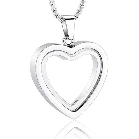 zeqingjw Glass Cremation Jewelry Necklace for Ashes Cover