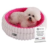 ✅ Base antidérapante et sécurisante: Grâce à son fond antidérapant, ce coussin pour chat reste bien en place, même sur parquet ou carrelage. Votre animal peut y dormir ou jouer en toute stabilité et tranquillité.