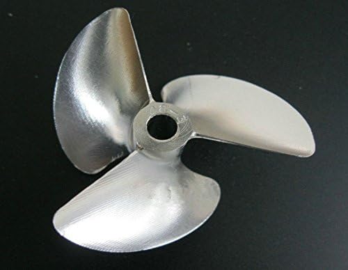 CNC 3/16'' 4.76mm Aluminum Propeller OD 48mm 3-Blade 4814 CCW Prop for RC Boat