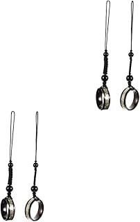 UKCOCO 4 Peças Anel Fixo Alça De Telefone Móvel Anel De Dedo Luminoso Cordão Telefones Cordão Suporte De Telefone Celular Cordão De Telefone Celular Cordão De Telefone Cordão Longo Para