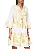 Elastischer Taillenzug TOM TAILOR Damen Utility Kleid, 25536-white Yellow Large i, 44
