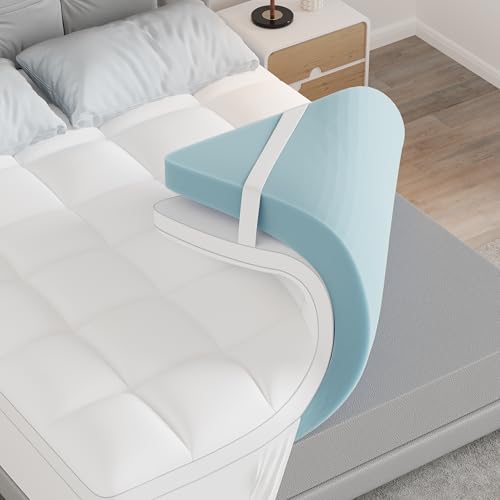 Dual Layer 4.5" Memory Foam Mattress Topper King