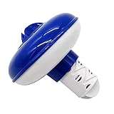 DELILI Dispensador de cloro flotante para piscina, flotador duradero para tabletas de cloro para piscina, dispensador de cloro, clorador flotante, flotador de cloro (5 pulgadas)