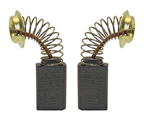 Image of LAZER ELECTRICS Motor Carbon Brushes Pair for Makita Hand Tools, Saws, Sander, Drills, Router, SDS+ Drill (Alt to CB303, 191963-2, CB327, 194285-9, 17 x 11 x 5mm)